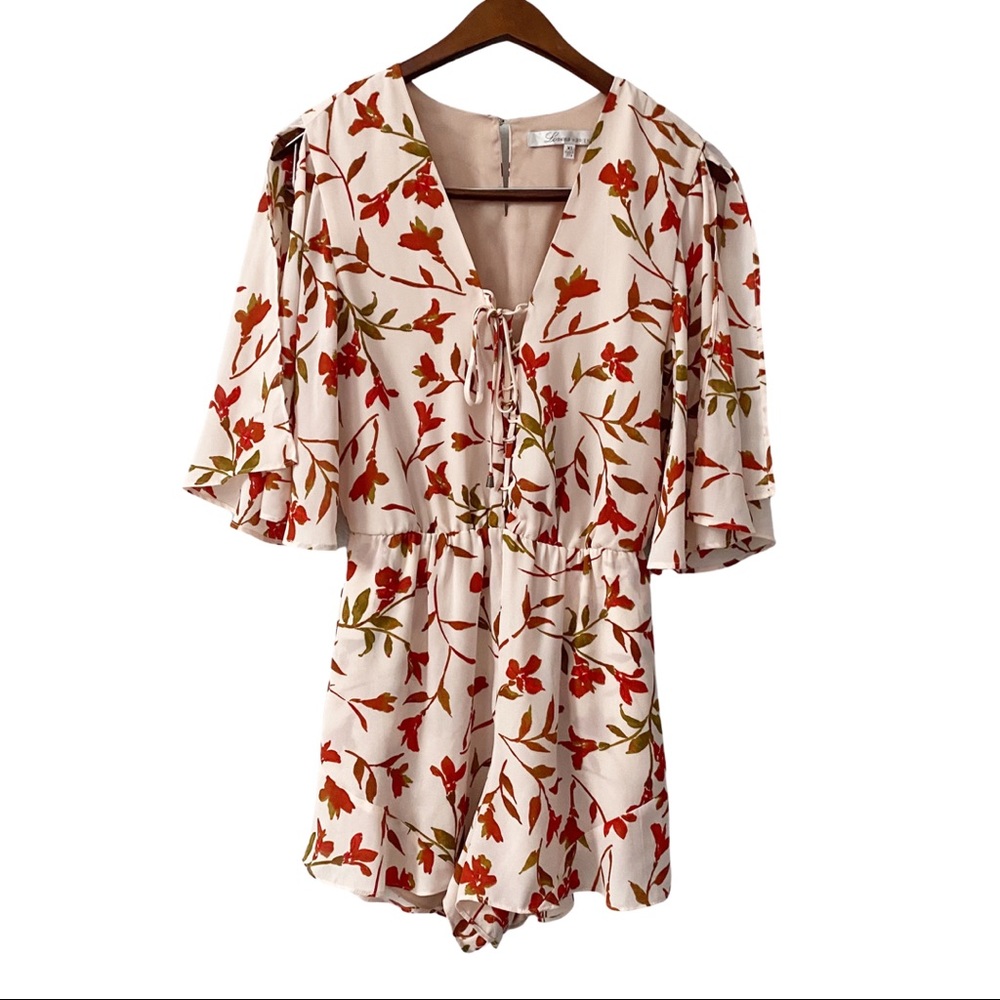 Lovers + Friends Epiphany Floral Romper Size XS